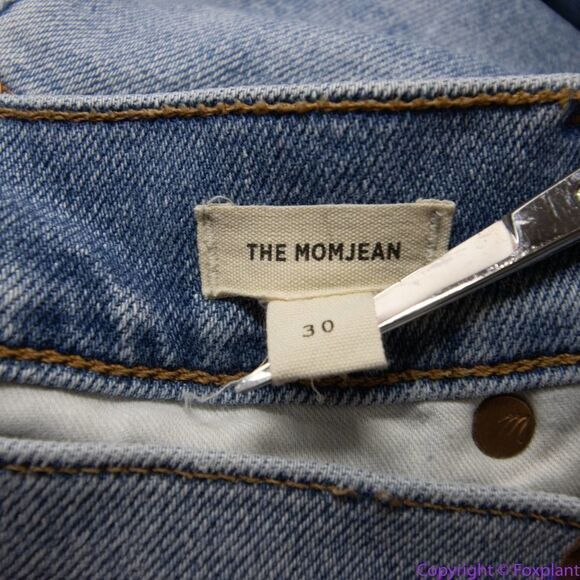 NEW Madewell The Momjean in Austrey Wash: Ripped Edition, 30, NC349 - Picture 12 of 16